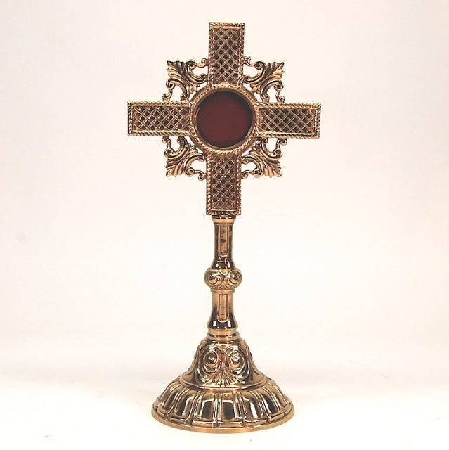 H-72  Cross Reliquary 12.5"