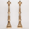H-110 Gothic and Marble Candlesticks 40" Fynders Keepers