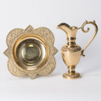 H-158 LAVABO EWER and BASIN High Polish