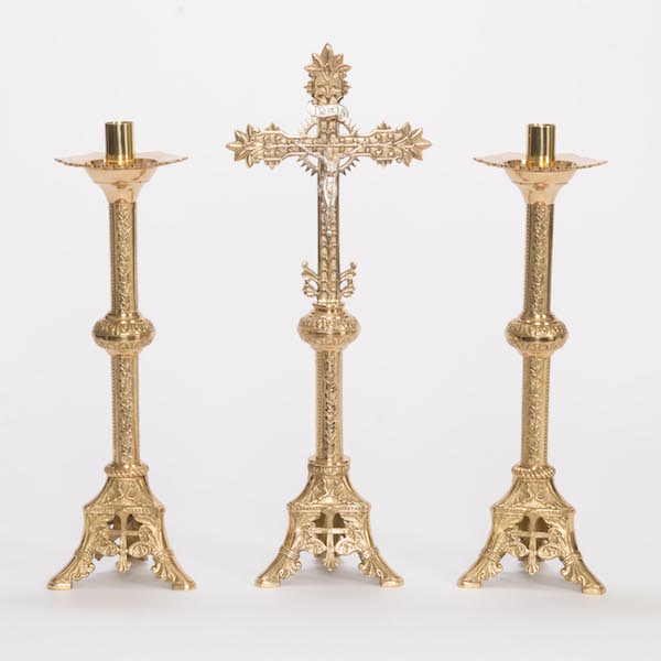 H-186 14" candlestick