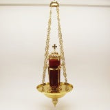 H-165 Roman Sanctuary Lamp + Globe