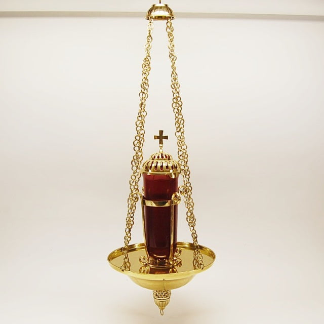 H-165 Roman Sanctuary Lamp + Globe