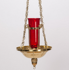 H-165 Roman Sanctuary Lamp + Globe