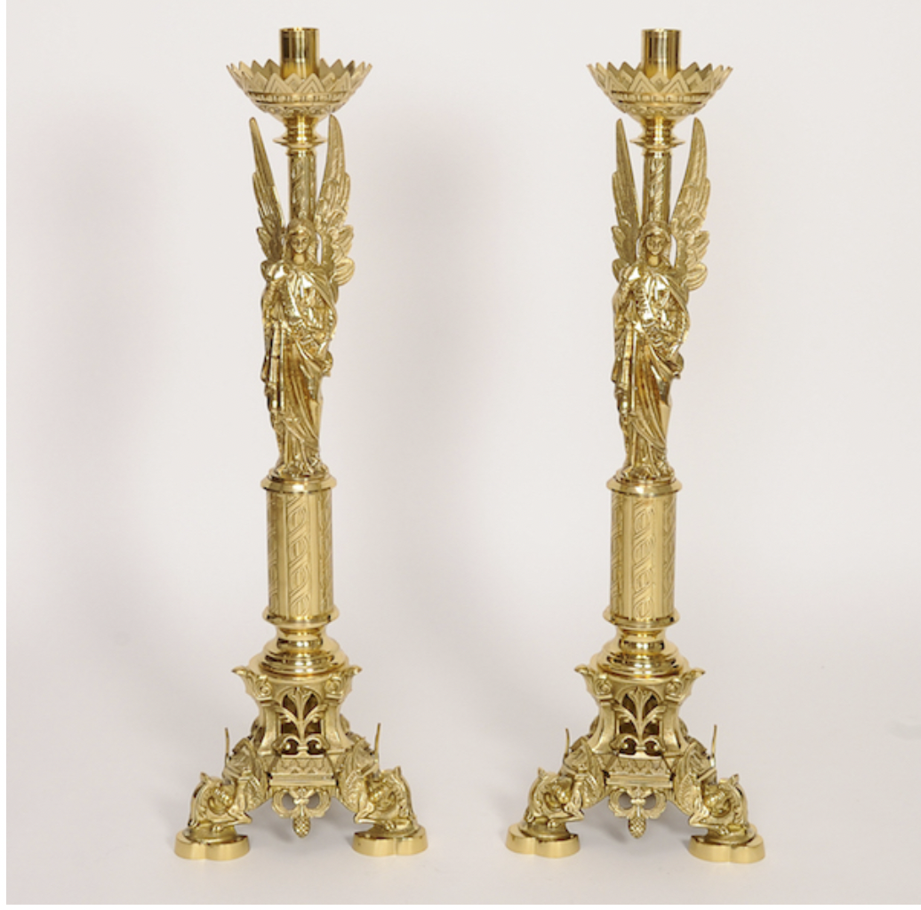 H-166 Angel Candlestick