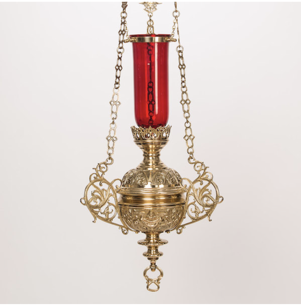 H-82 Roman Sanctuary Lamp + Globe