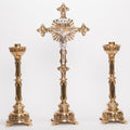 H-108 Fluted Stem candlestick Fynders Keepers