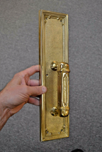 H-366 Gothic Push Plate LARGE