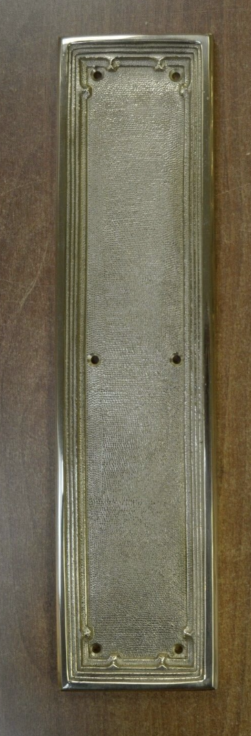 H-366 Gothic Push Plate LARGE