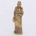 H-163B Small Brass St. Joseph Statue Fynders Keepers