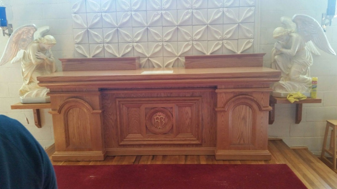 Altar X4848-47. Oak altar