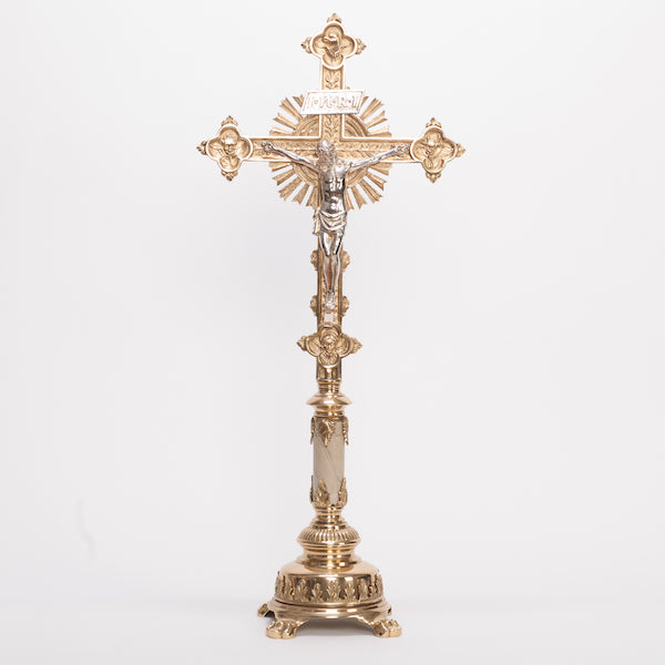 H-109 Marble Stem Crucifix