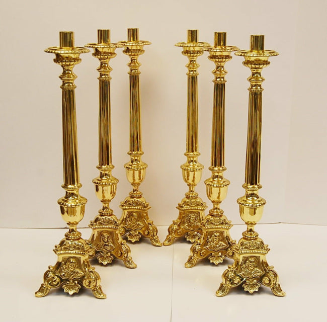 B-801 Candlesticks JMJ. Stunning set of 6 Fynders Keepers