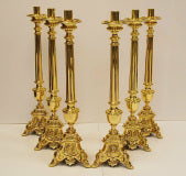 B-801 Candlesticks JMJ. Stunning set of 6 Fynders Keepers