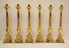 B-801 Candlesticks JMJ. Stunning set of 6 Fynders Keepers
