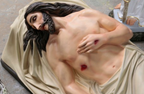 5ft Repose Christ Statue