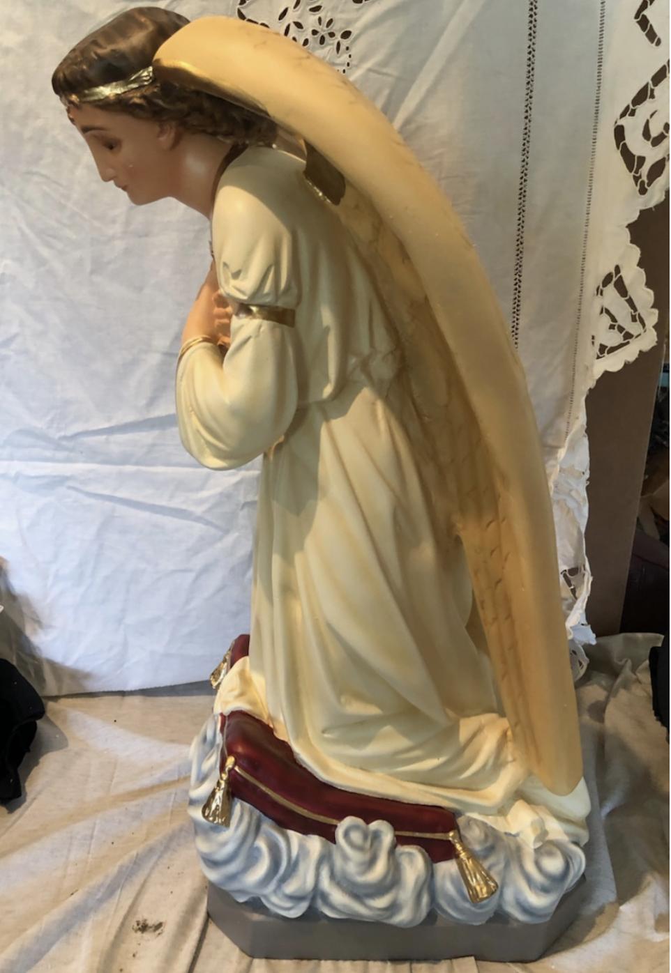 Sorrowful Angel. 27" Set of two Left and Right Priced per set