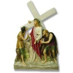 New Fiberglass Full Round Stations of the Cross