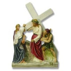 New Fiberglass Full Round Stations of the Cross