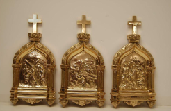 H-376 Solid Brass Stations of the Cross