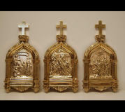 H-376 Solid Brass Stations of the Cross