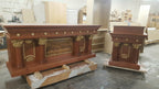Stunning Italianate Cherry Altar and Ambo Set X2555
