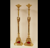 H-337 Angel Candlestick 40" for pair