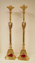 H-337 Angel Candlestick 40" for pair Fynders Keepers