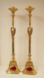 H-337 Angel Candlestick 40" for pair Fynders Keepers