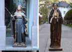 Custom Wood Carved Statues/Reliefs/ Figures.