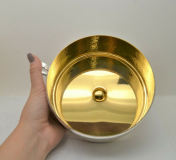H-558505 Hand Hammered Stacking Ciboriums Fynders Keepers