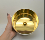 H-558505 Hand Hammered Stacking Ciboriums