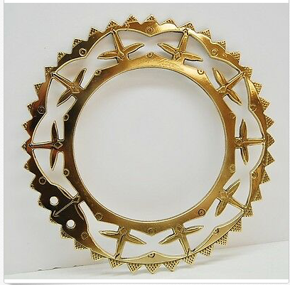 Halo 351 8" solid brass