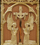 H-377 Ornate Gothic Tabernacle Door