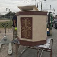 Domestic Made 4 Evangelists Pulpit. X5850