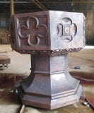 Custom Made Bronze Baptismal