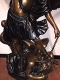 St Michael the Archangel in Bronze 80"  x25585