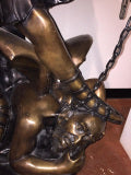St Michael the Archangel in Bronze 80"  x25585