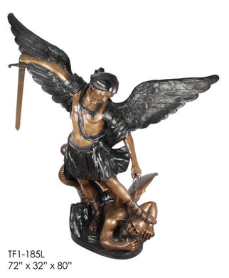 St Michael the Archangel in Bronze 80"  x25585