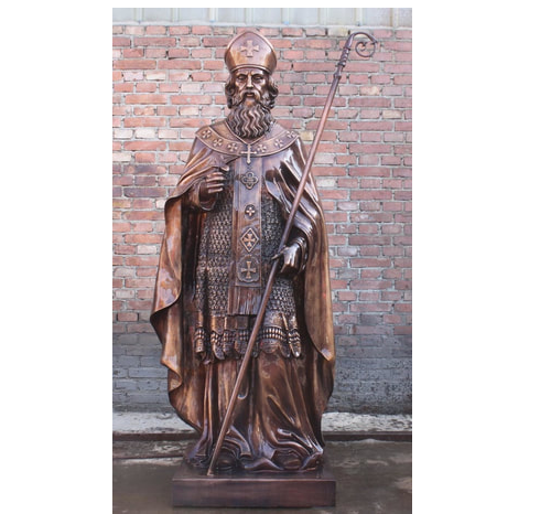 72" ST Patrick in Bronze