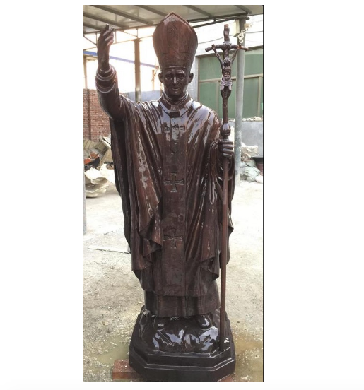 John Paul II Bronze Statue Fynders Keepers