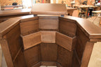 Gothic Pulpit w/. Marble inserts x2558