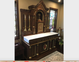 Romanesque Altar in Oak - Modular for home or Rectory