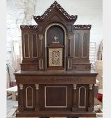 Romanesque Altar in Oak - Modular for home or Rectory
