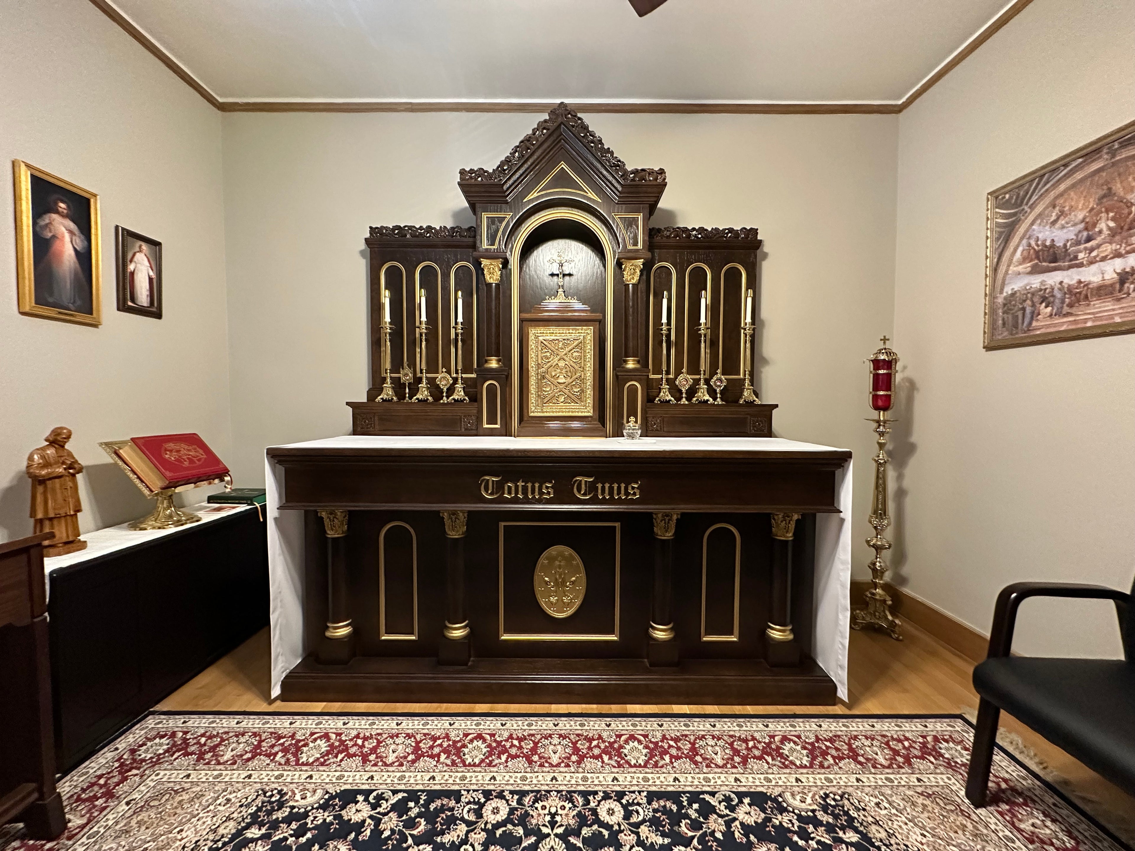 Romanesque Altar 9x6 in Oak