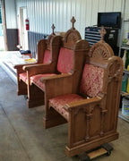 Sedilia Priest Bench in Oak