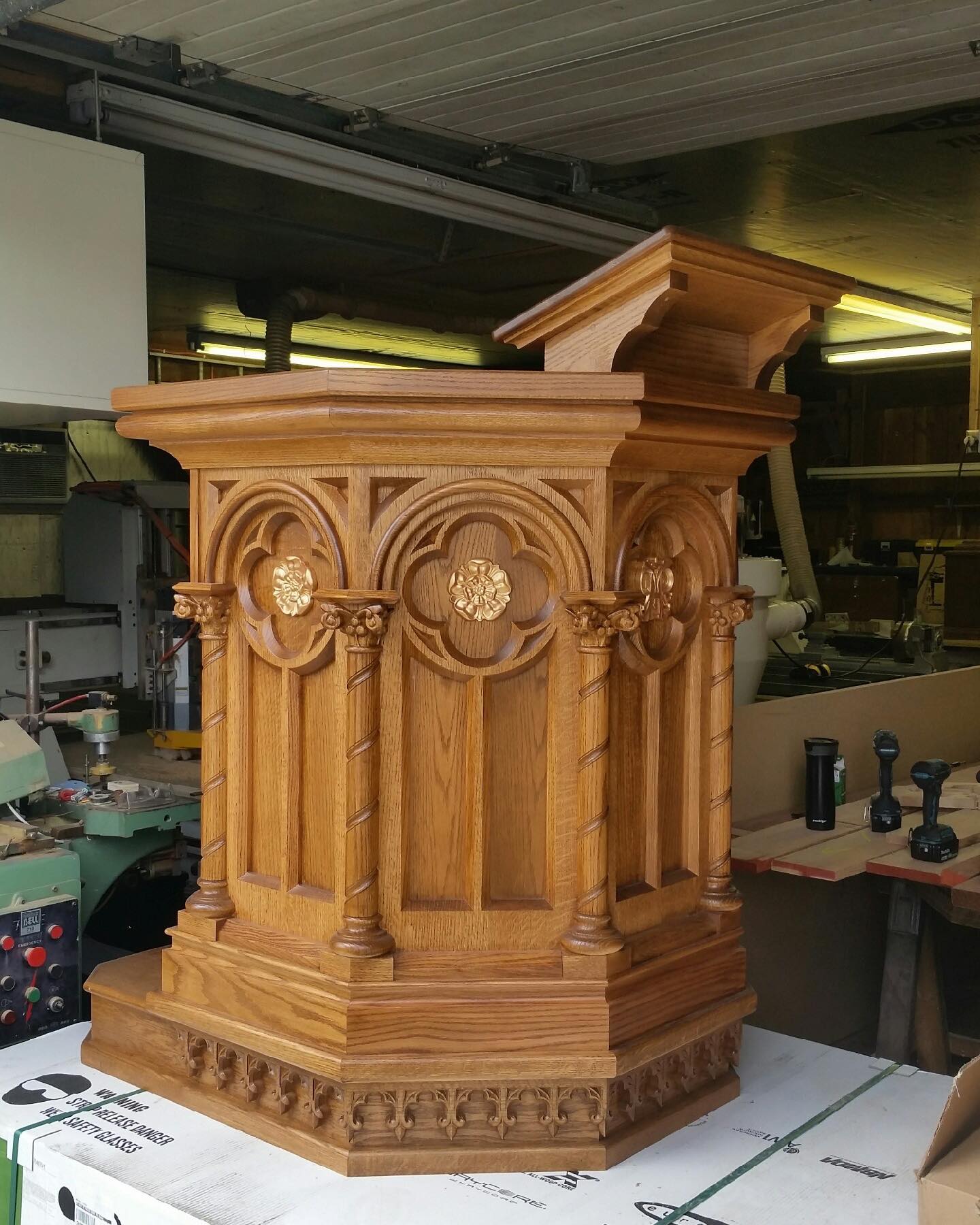 Gorgeous Romanesque Pulpit X528585