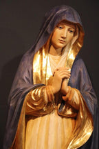 Custom Mary and St Joseph Statue, Hand Carved Wood