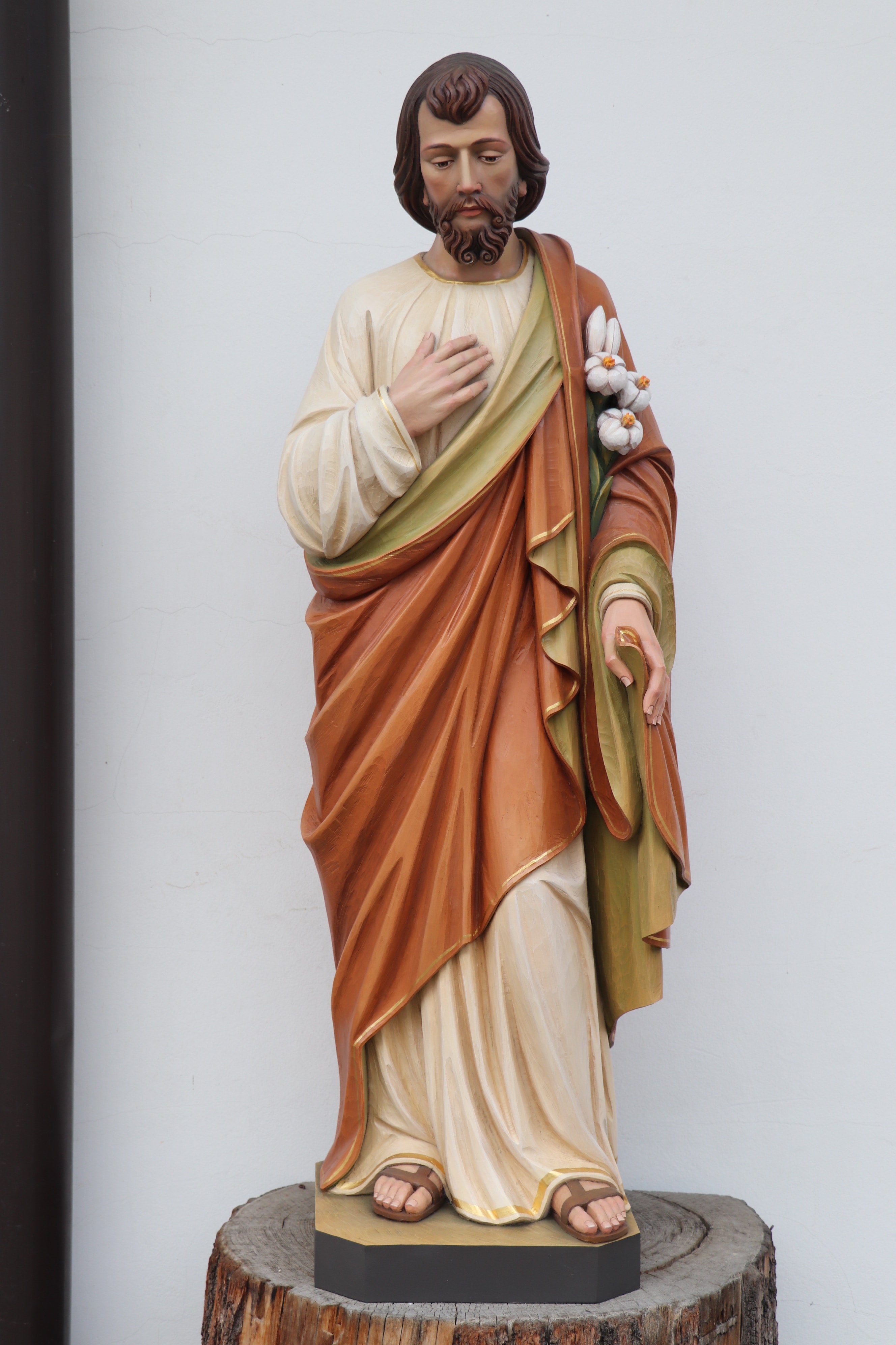 Custom 5ft st Joseph Statue in wood