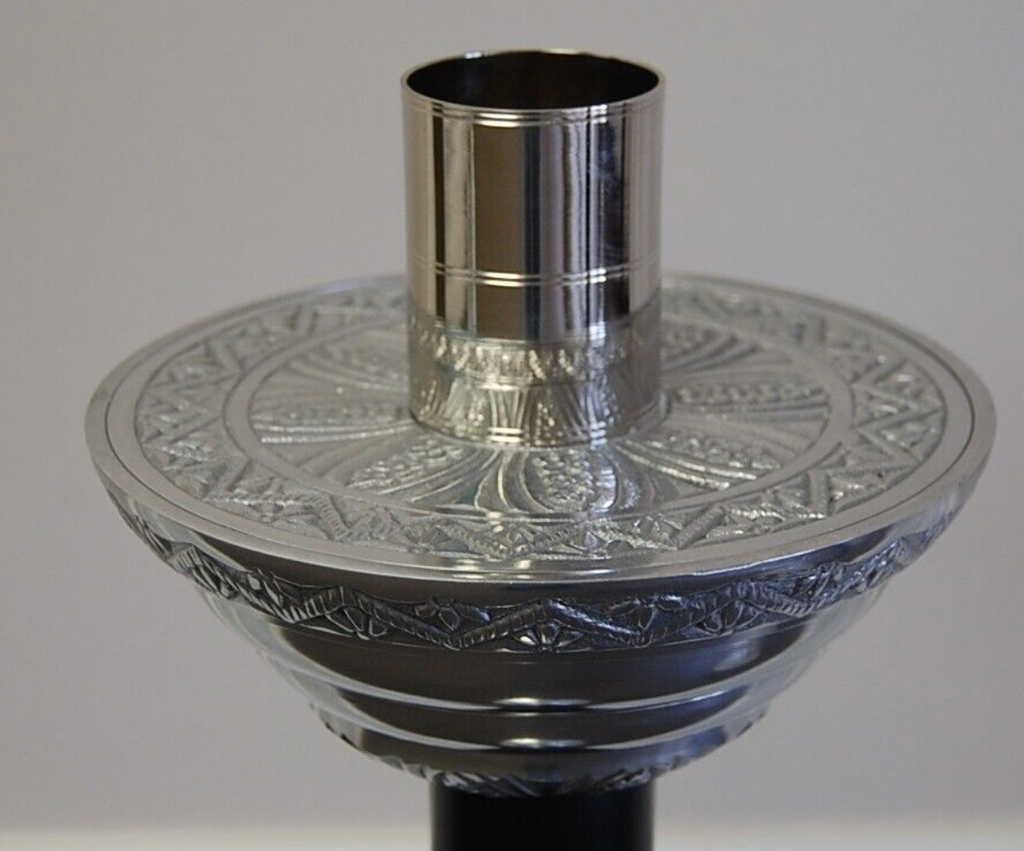 H-98F Funeral candlesticks FREE SHIPPING Fynders Keepers