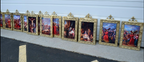 H-110 Stations of the Cross  Brass Frames